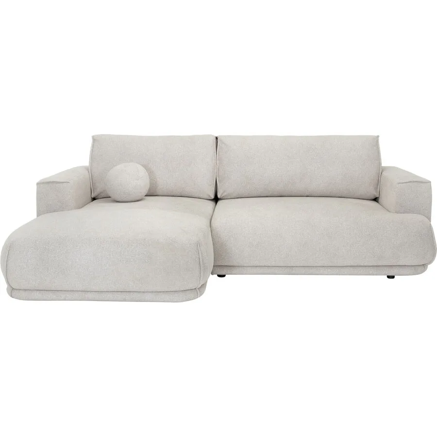 Ecksofa Divo Links Stoff Beige B 270 T 170 cm