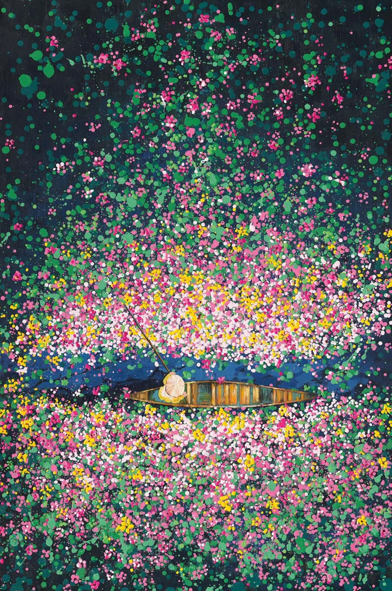 image LAND Gemälde Blumenboot | Schubiger Möbel