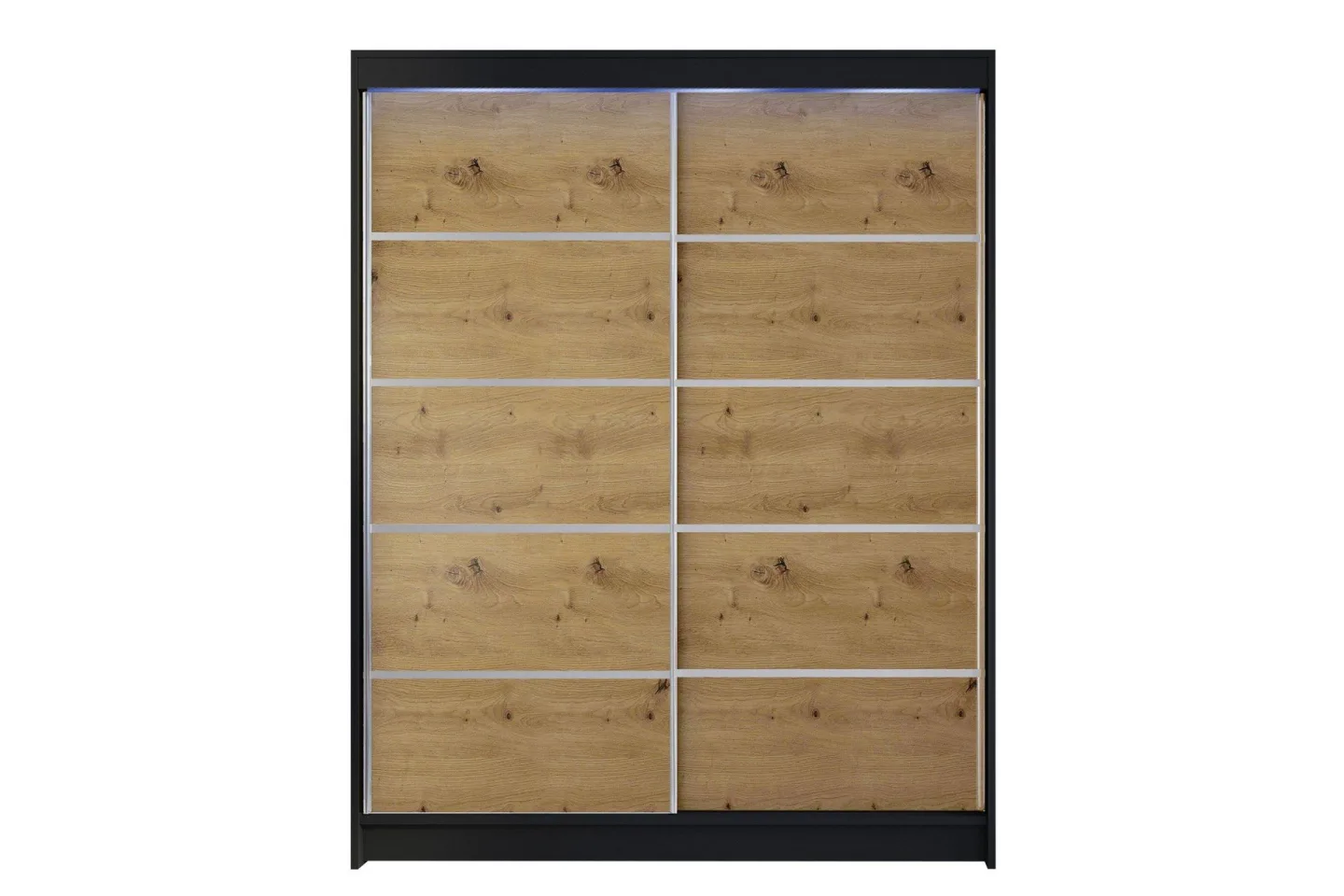 Pickering Garderob 150x200 cm - Svart/Brun