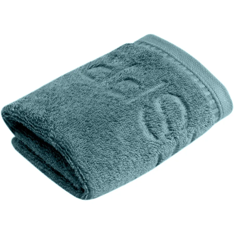 Esprit Lavette Modern Solid Blau Baumwolle 30 cm 30 cm