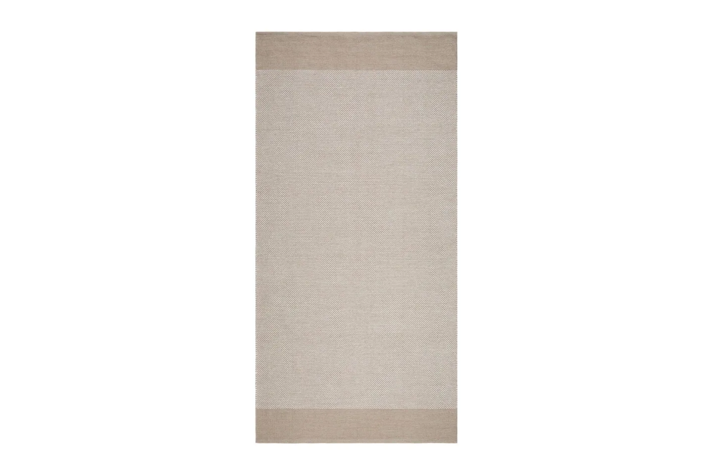 Alva Bomullsmatta 75x150 cm Oval - Sand