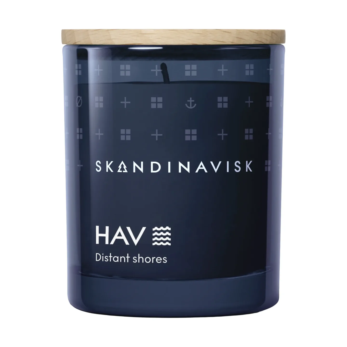 Skandinavisk Hav doftljus med lock 65 g