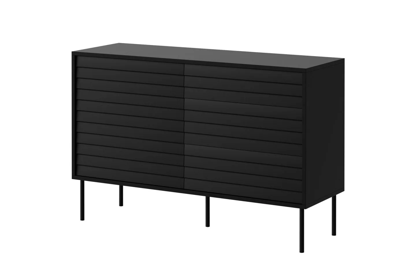 Belonger Byrå 120 cm - Svart