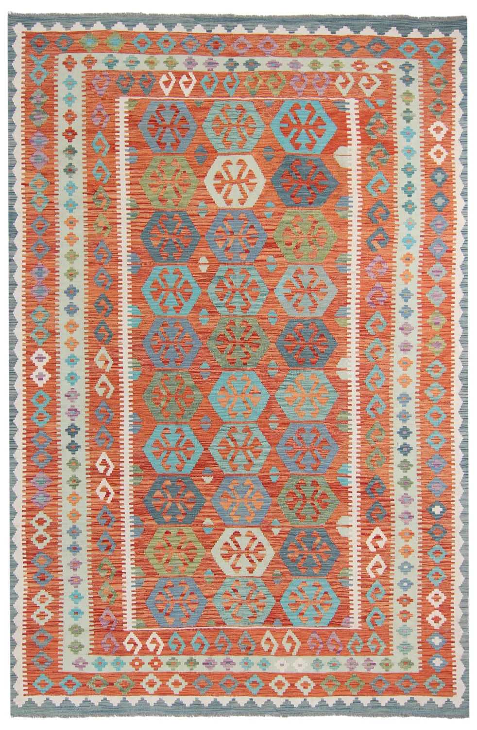 Orientalsk kelimteppe 304 x 199 cm (Størrelse: 304 x 199 cm)