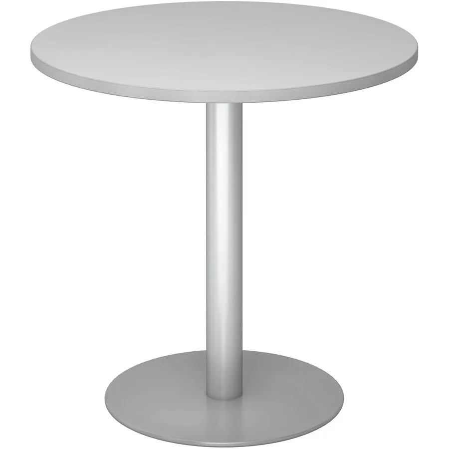 Besprechungstisch Office grau Holzwerkstoff B 80 T 80 cm
