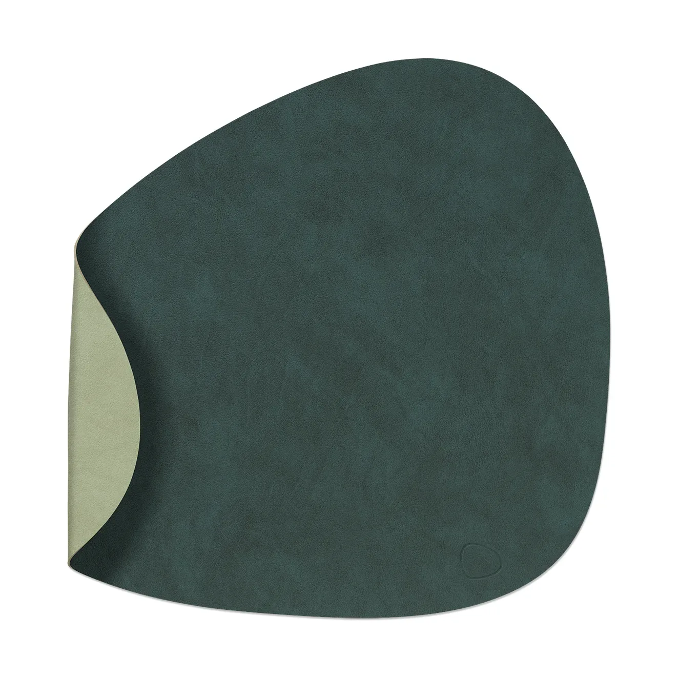 LIND DNA Nupo Platzdecke reversibel curve L 1 St. Dark green-olive green