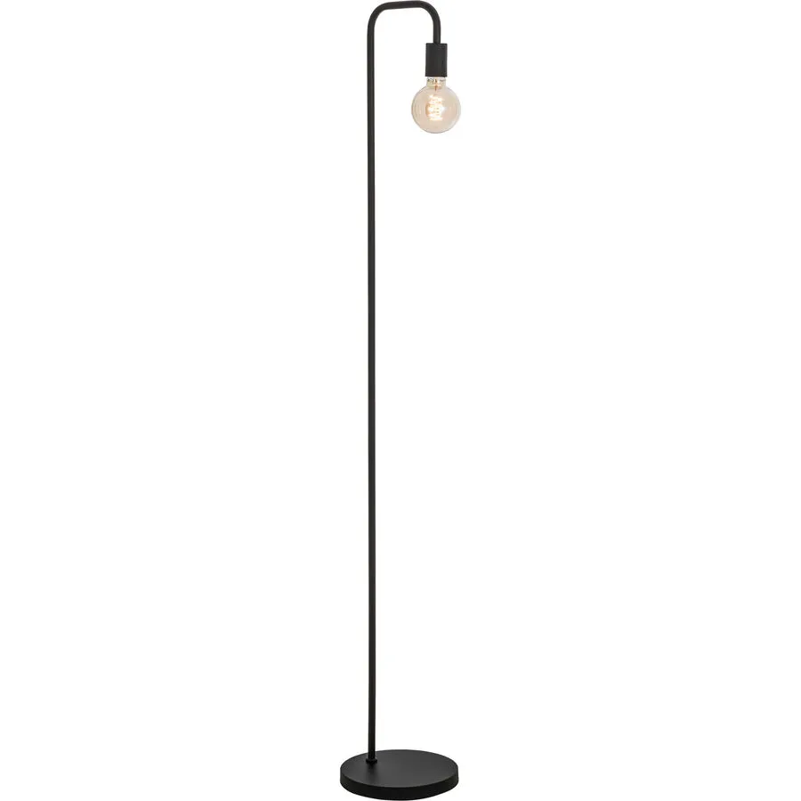 Stehlampe Dadou Schwarz Metall 25 cm 160 cm