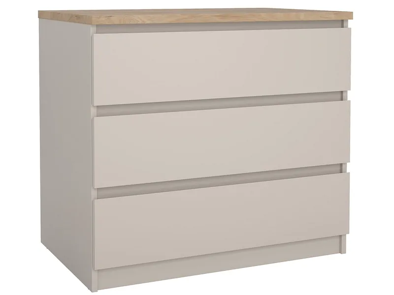 Kommode NAIA 3 Schubladen 50x77x70.1cm kaschmir matt