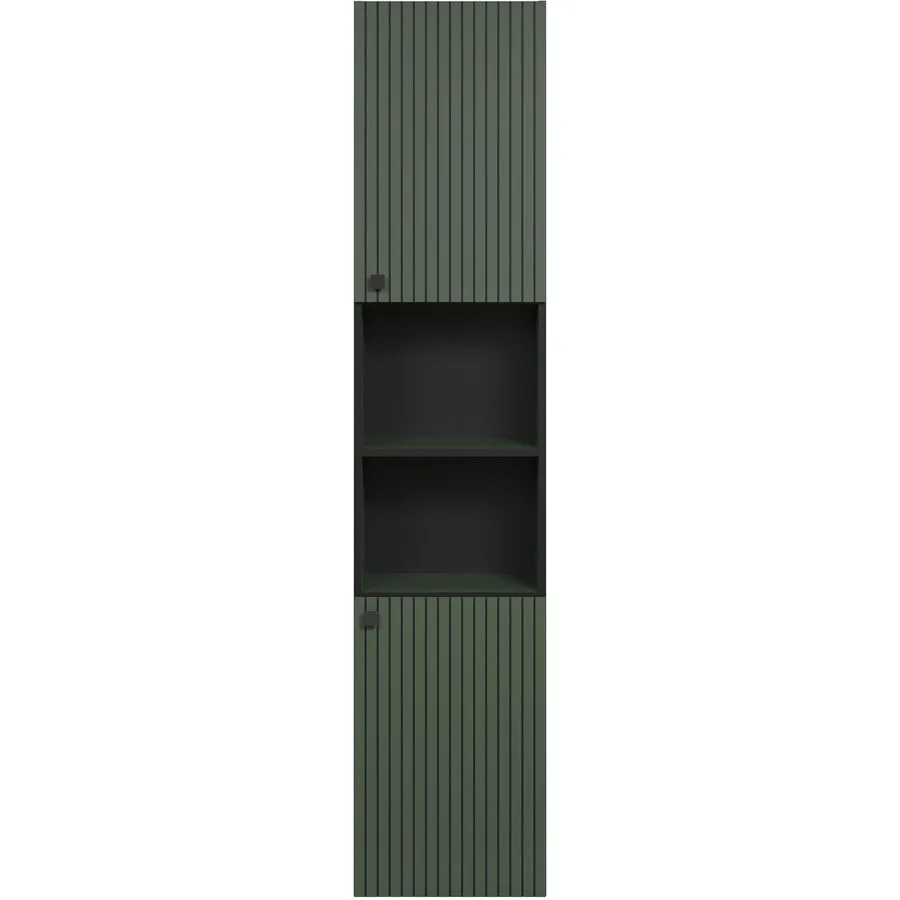 Hochschrank Garfield olivgrün Holzwerkstoff B 40 T 186 H 31 cm