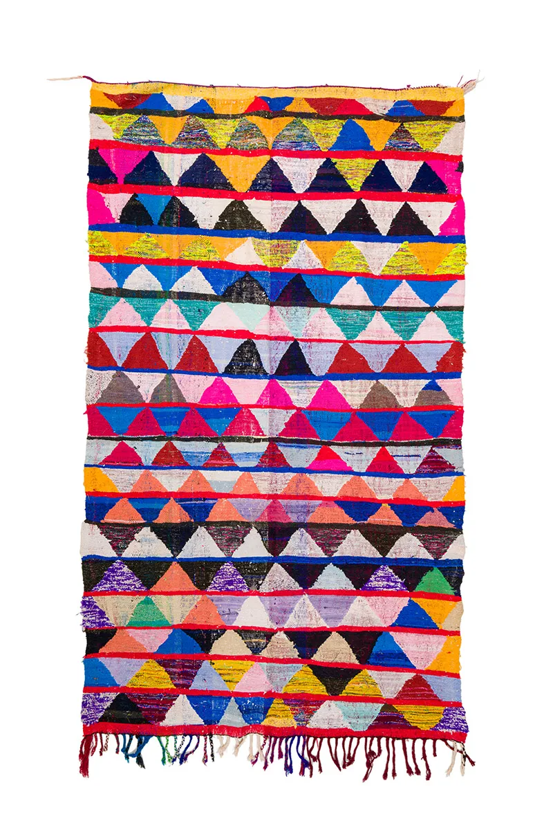 Marokkansk Boucherouite-teppe 145 x 240 cm (Størrelse: 145 x 240 cm)