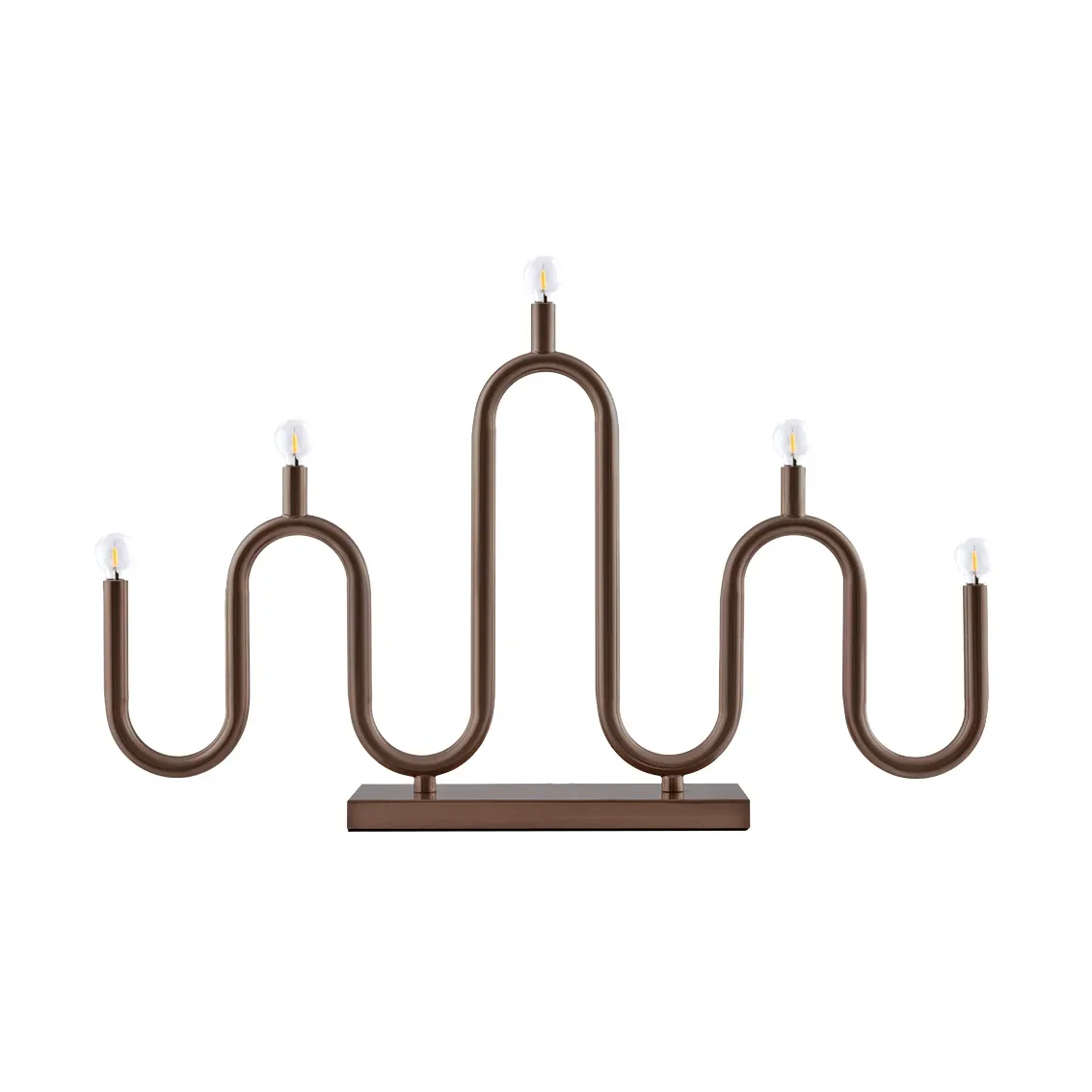 Globen Lighting Noel 5 adventsljusstake Bronze