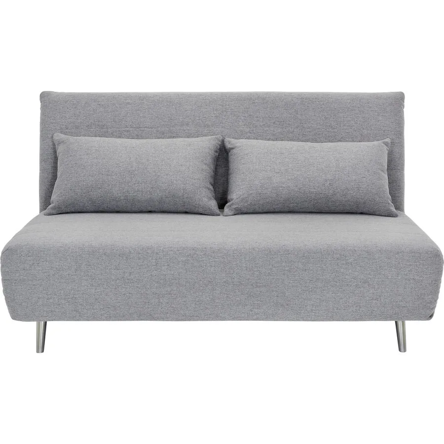 Bettsofa Uetliberg Hellgrau Stoff, Stahl B 146 T 88 cm