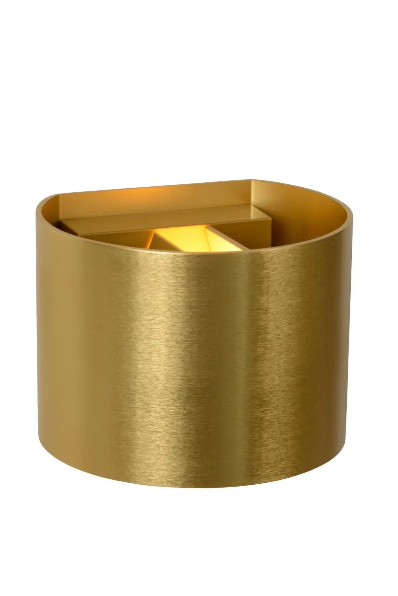 Lucide - Xio 13cm - Vägglampa - Mattguld/mässing