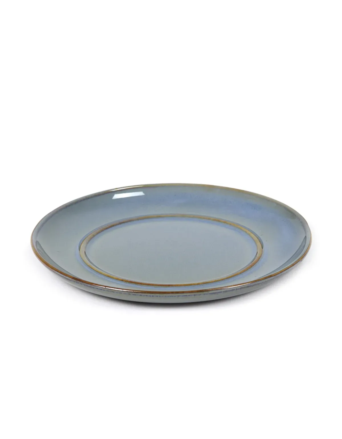 Serax Terres de rêves Teller für Kaffeetasse Rauchig blau