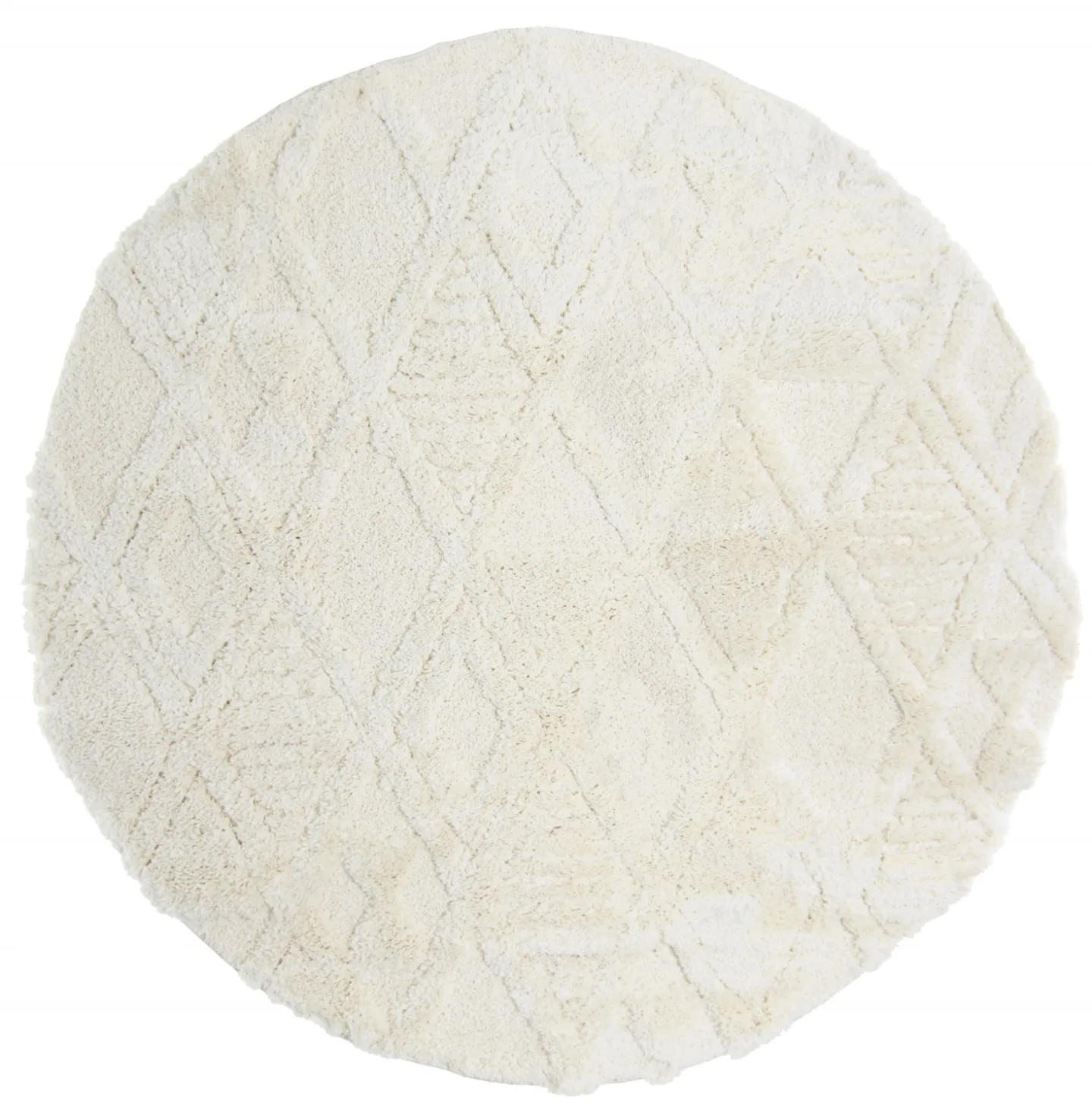 Runde tepper - Rostock (offwhite) (Størrelse: Ø 200 cm)