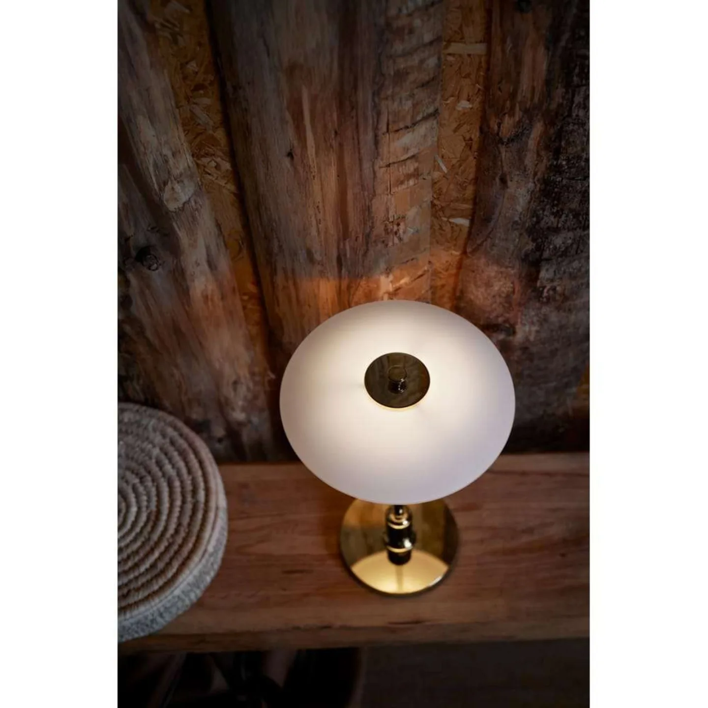 PH 2/1 LED-Akku-Tischleuchte, messing - Louis Poulsen - Wohnzimmer - Glas