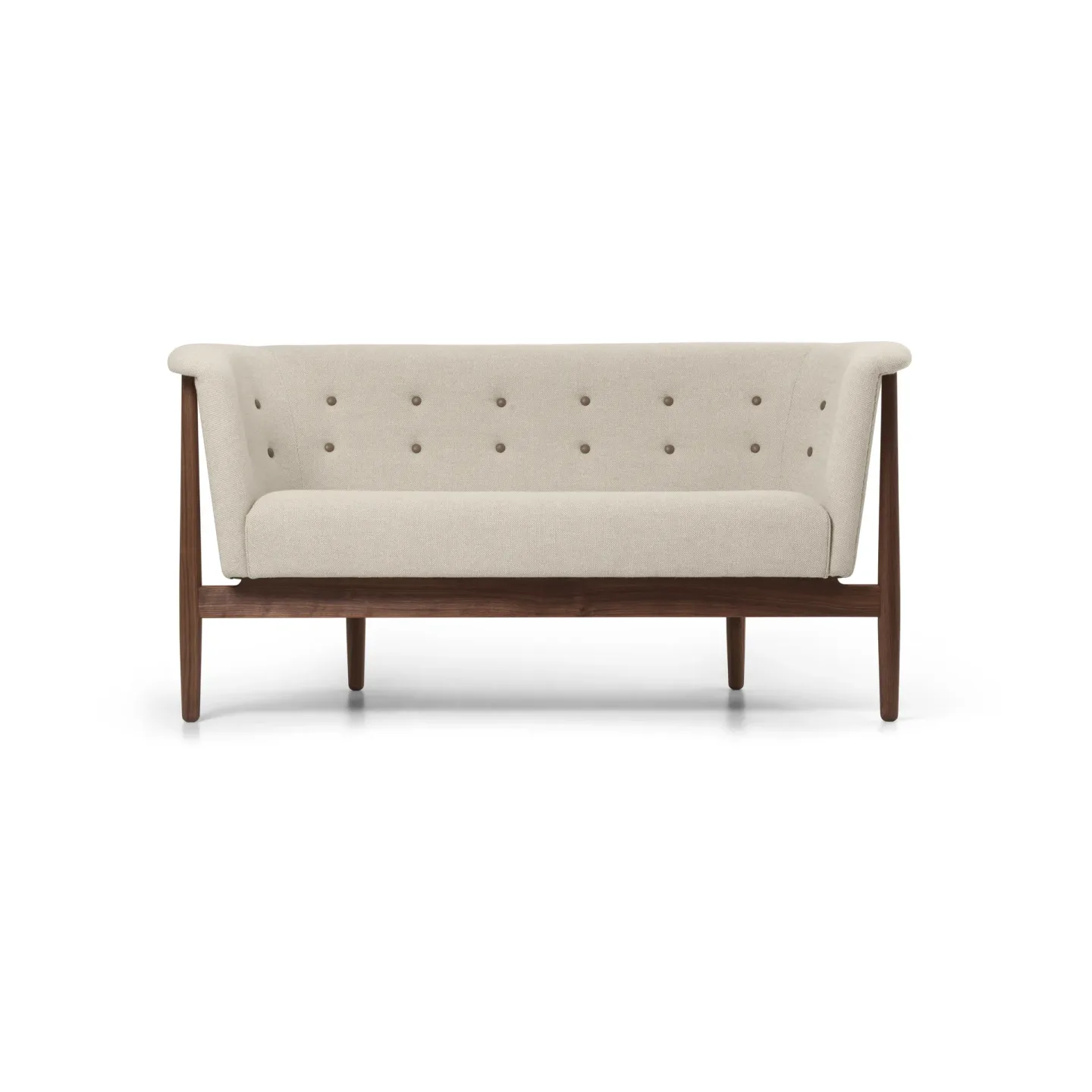 Carl Hansen & Søn ND52-2 Vita soffa 146 cm Hallingdal 0200-oljad valnöt