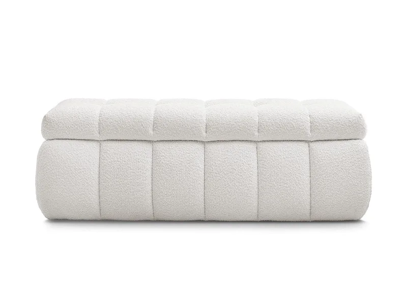 Bettende BOBOCHIC MONT-BLANC Boucle-Stoff weiss