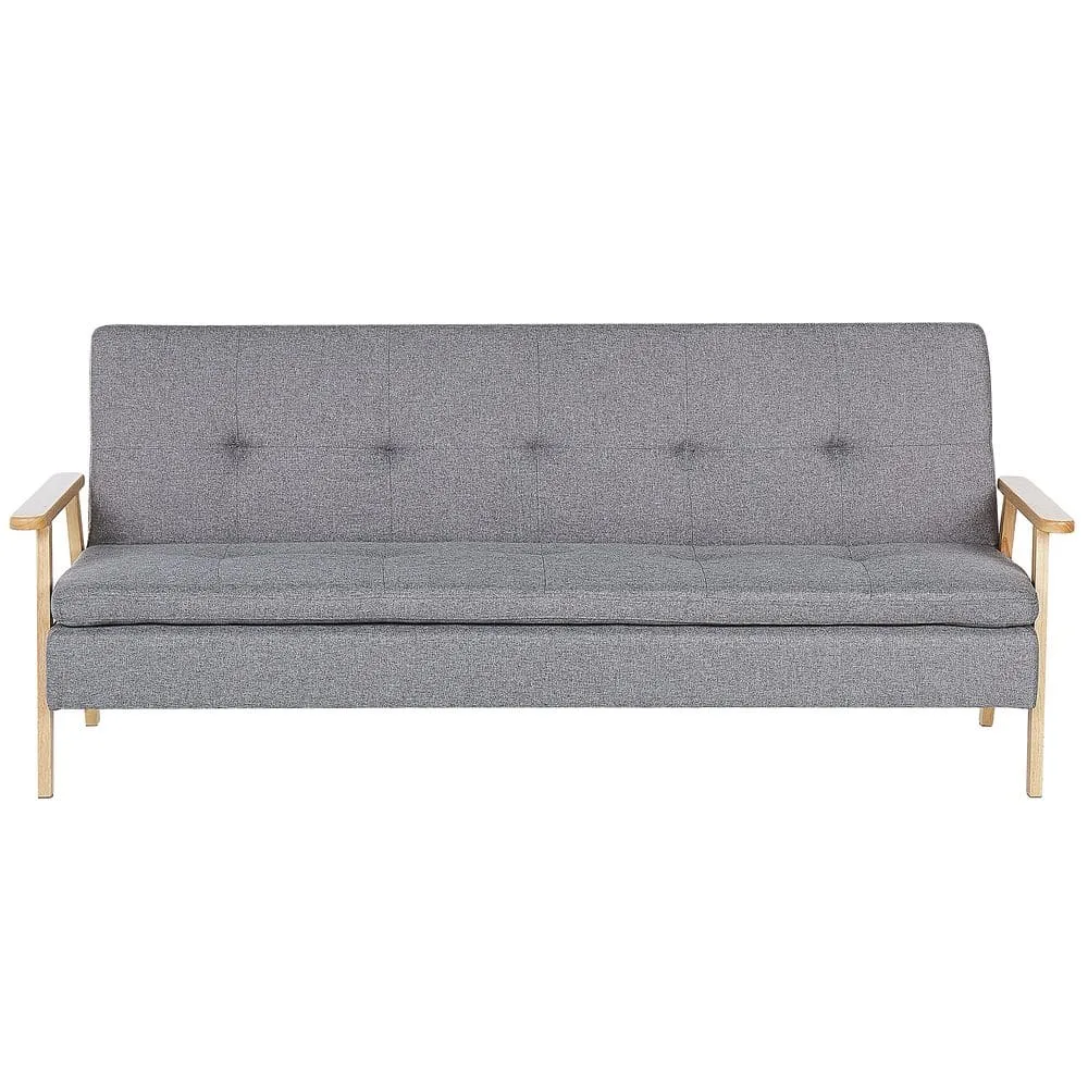 3-sits soffa Tjorn - Ljusgrå, ljust trä