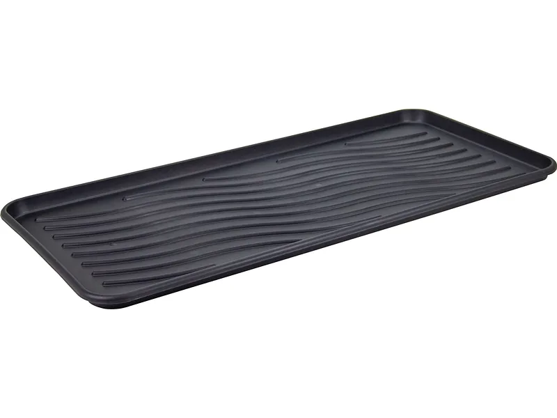 Tablett für Schuhe OSCAR schwarz 38x77x1cm