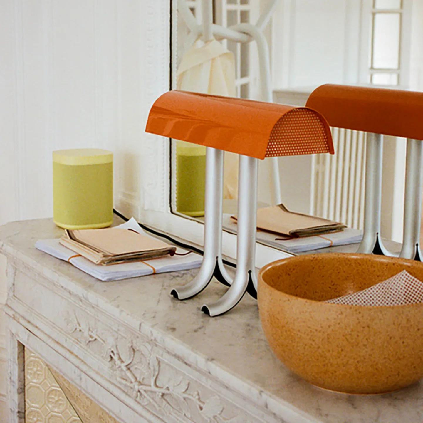 Anagram Tischleuchte Charred Orange - HAY - Wohnzimmer - Design - Metall - Einflammig