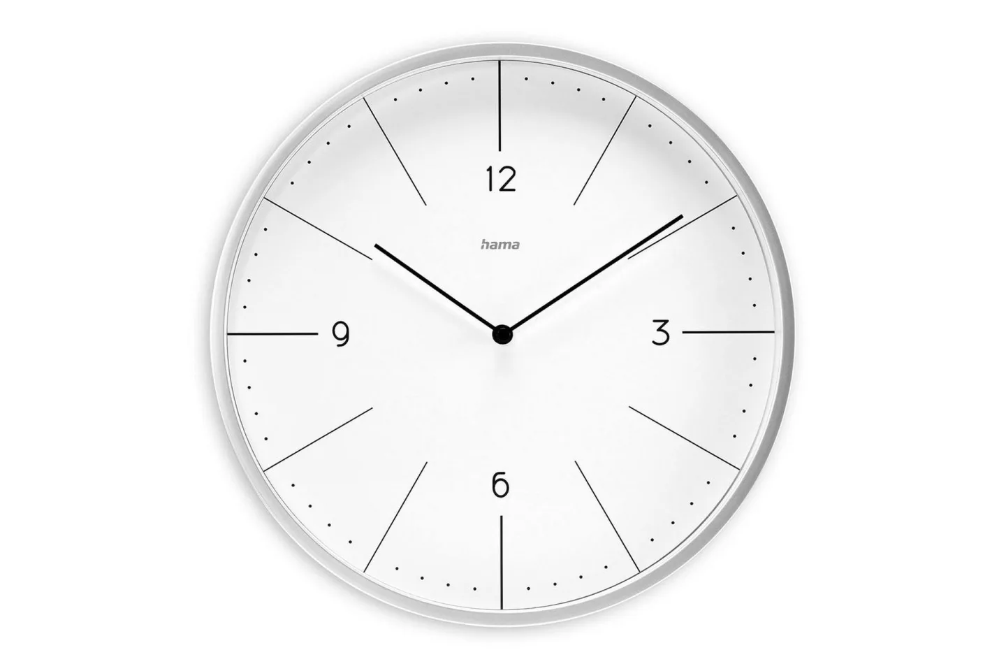 Väggklocka Hama Sardinia 30 cm Grå - Vit