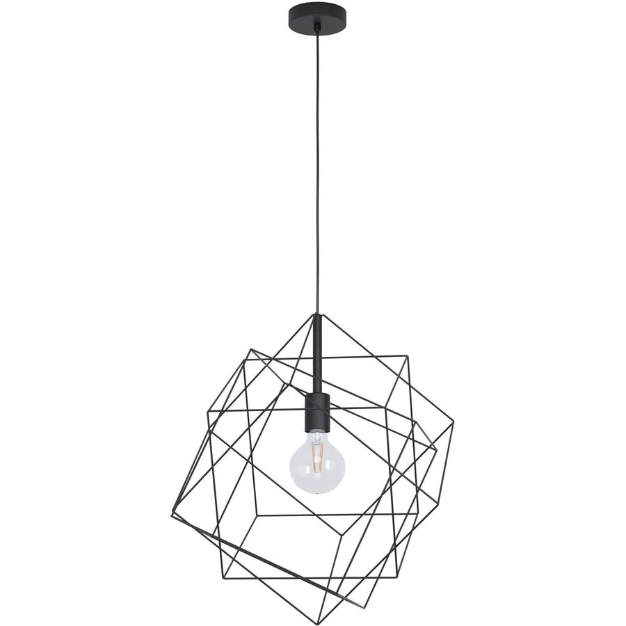 Eglo Pendellampe Straiton Schwarz Stahl 51.5 cm 110 cm