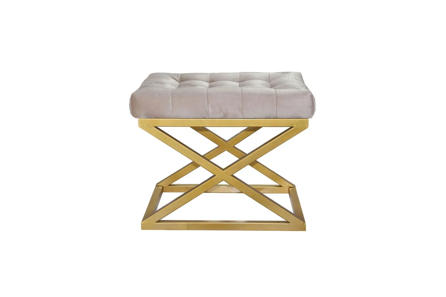 Gillie Sittpuff 40 cm - Guld/Cream