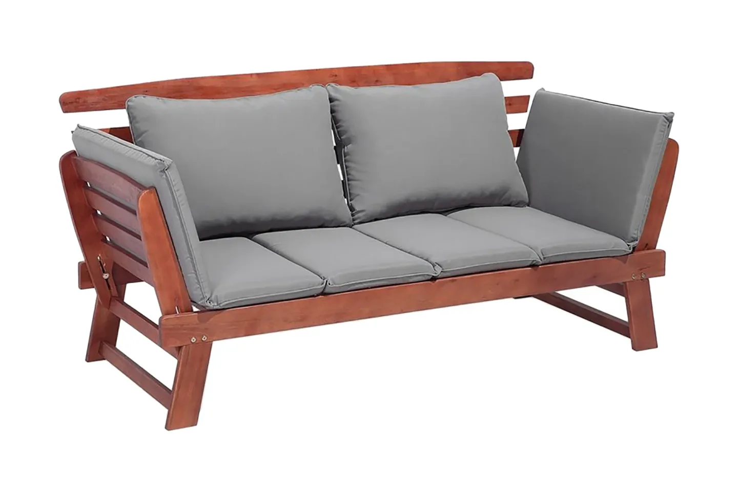 Trädgårdssoffa Portici 210 cm - Trä/Natur
