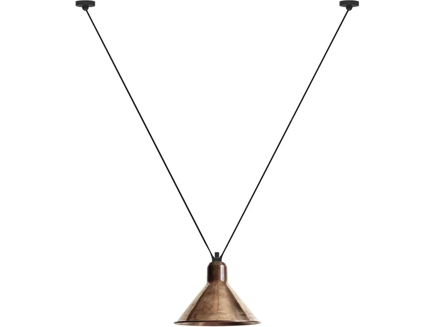 323 XL Taklampa Conical Raw Copper - Lampe Gras - Vardagsrum - Koppar