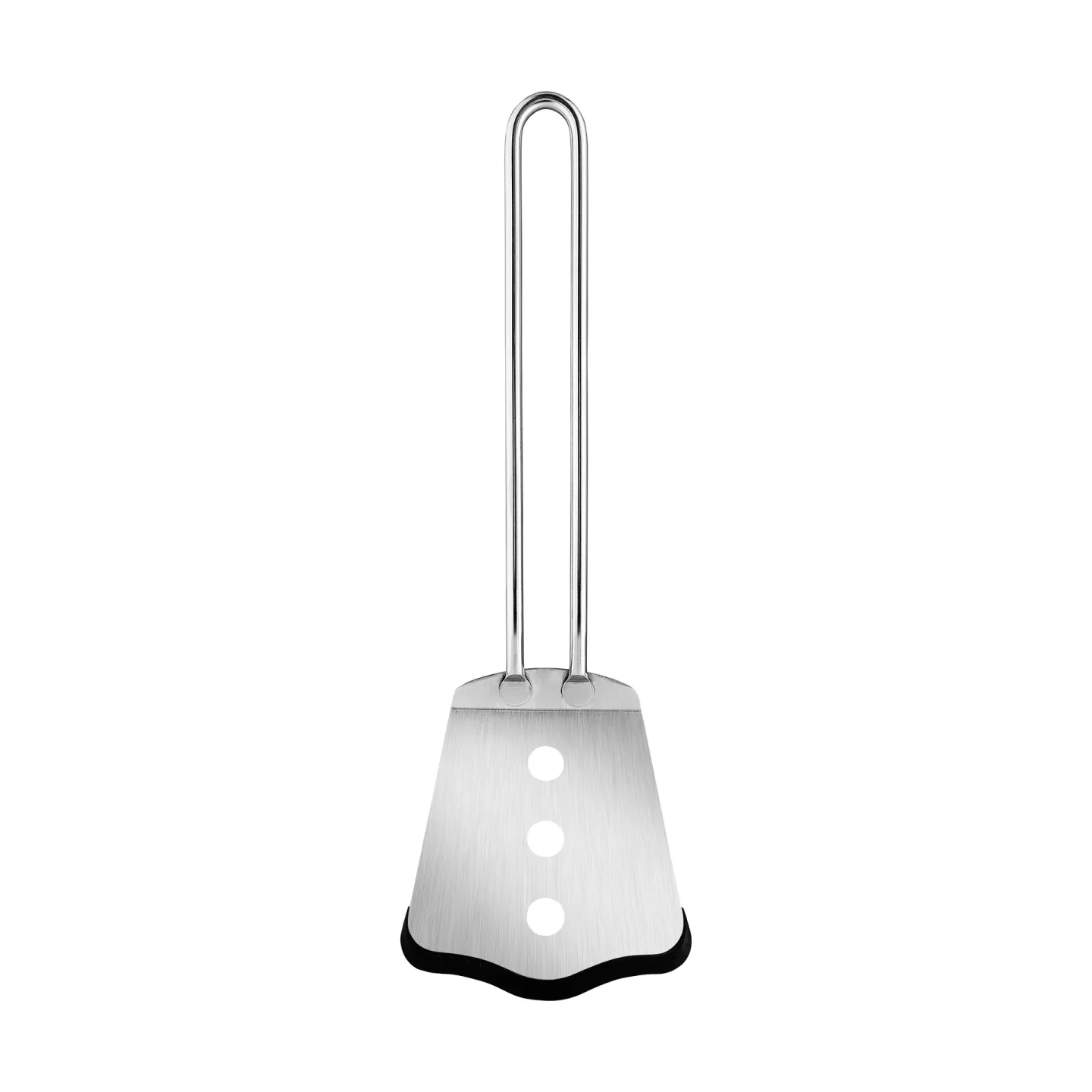Eva Solo Eva Solo Pfannenwender mit Silikon kurz 25,5 cm Polierter Stahl