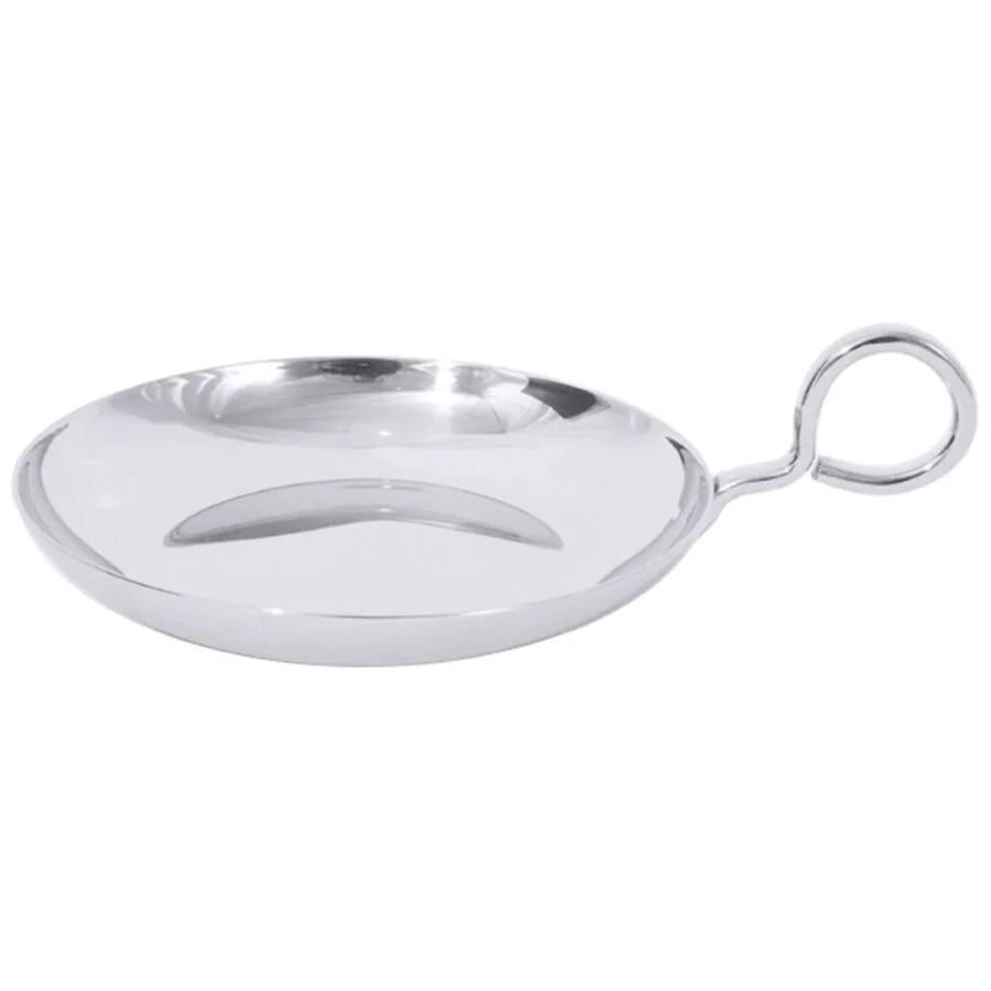 Schale Contacto Bander Silber Edelstahl 12 cm 2 cm