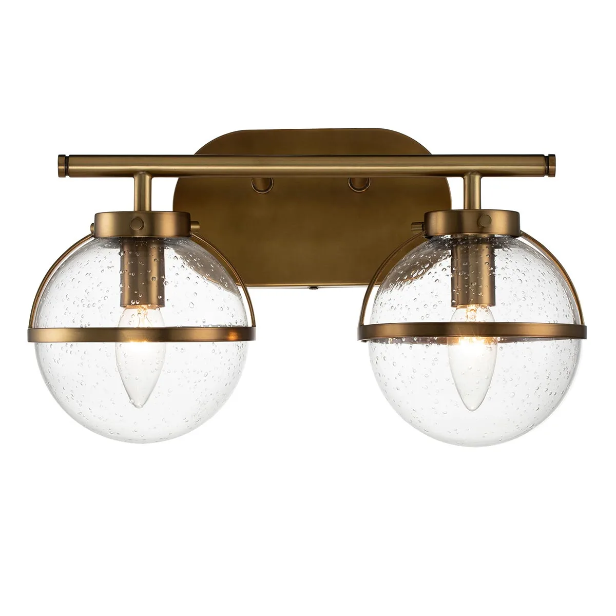 Elstead Lighting - Hollis 40cm - Badrumslampa - Antik mässing
