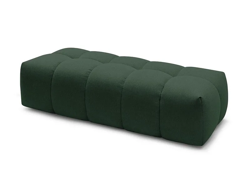 Hocker BOBOCHIC MONT-BLANC 66x180x48cm stoff chiniert grün
