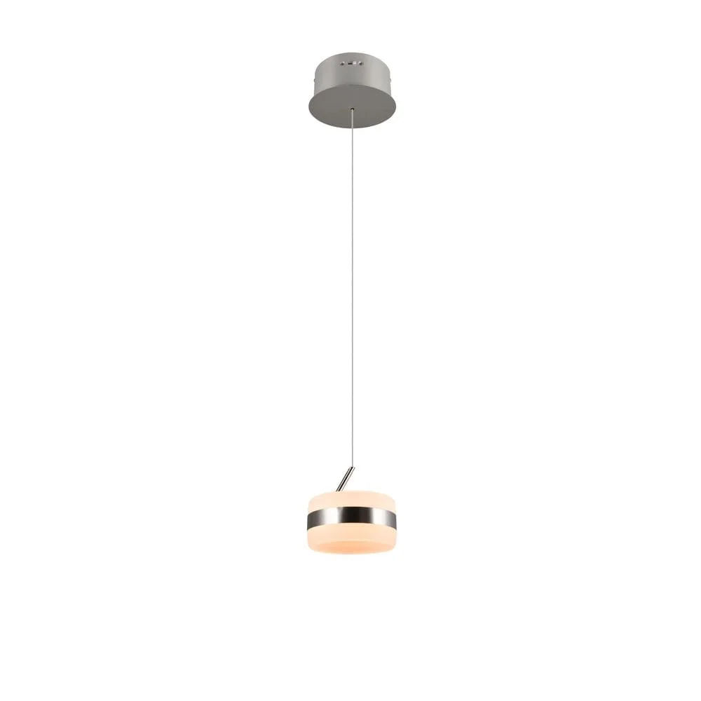Pendel TRIO Dios - 1 lampa, Borstad Stål