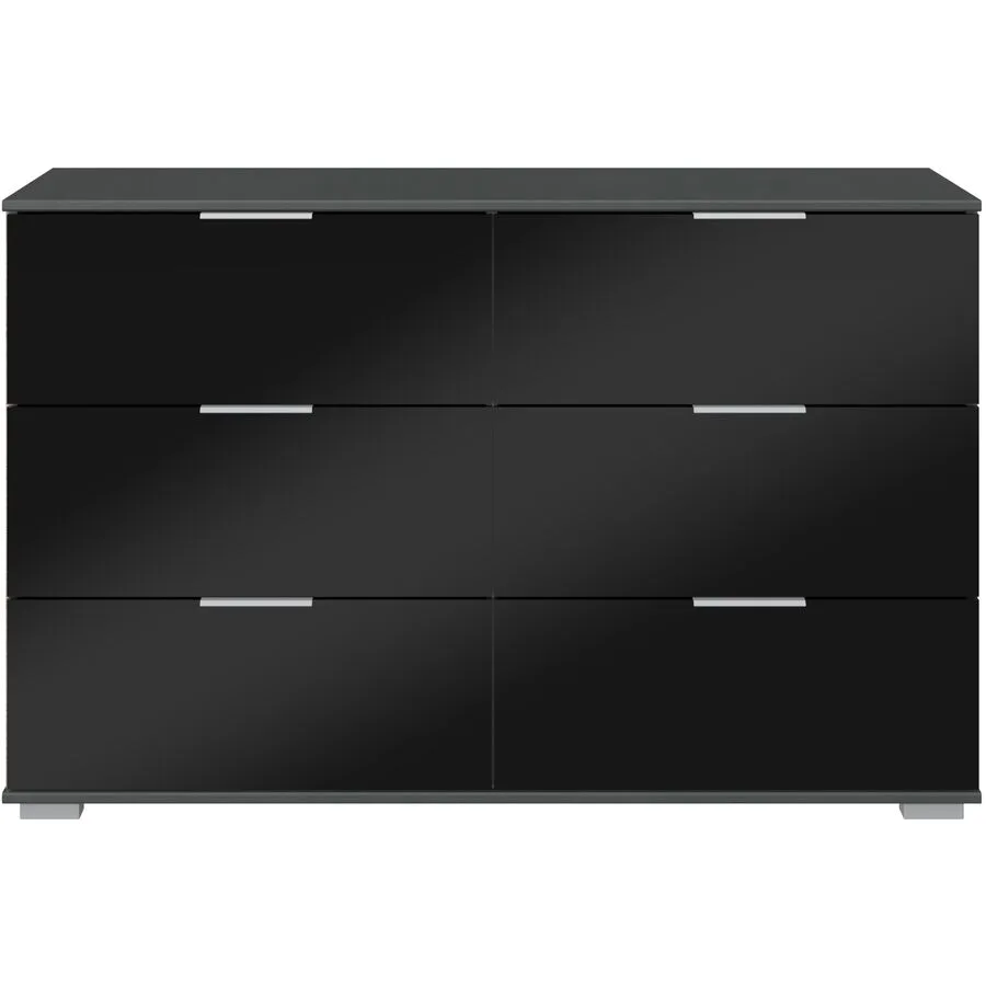 Kommode Peyton C schwarz Holzwerkstoff B 130 H 83 cm