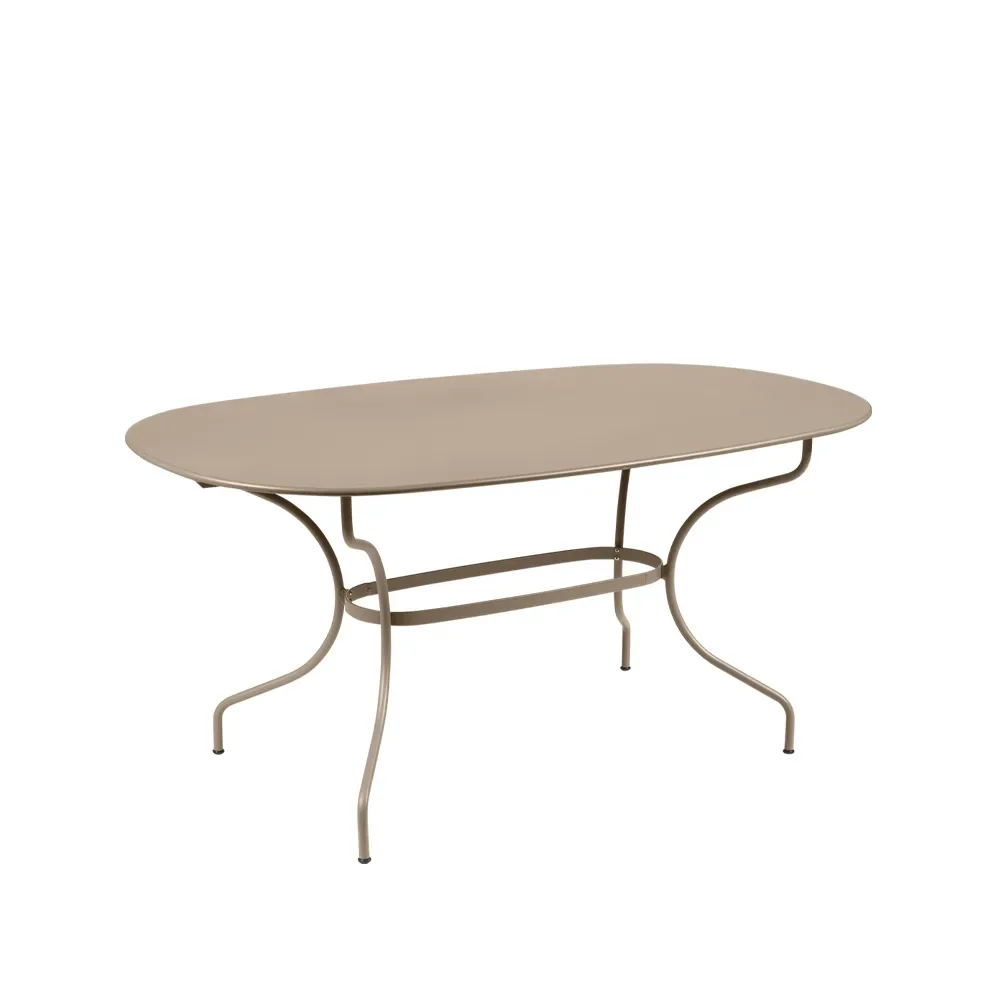 Fermob Opera+ bord ovalt Nutmeg (beige)