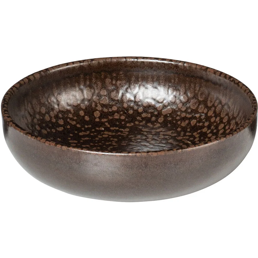 Gipfelstück Schüssel Glockenklang Braun Keramik 16 cm