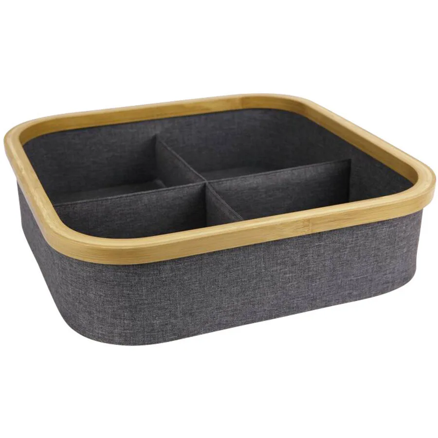 Korb Mona Grau Polyester 9.5 cm