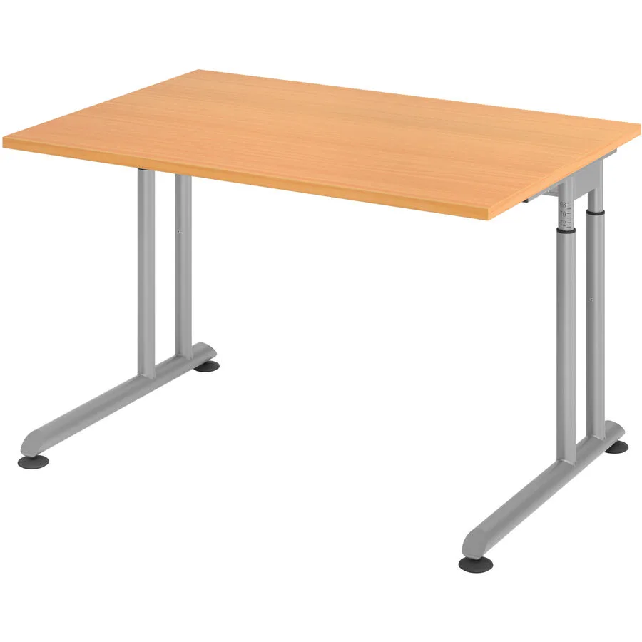Schreibtisch Office buche Holzwerkstoff B 120 T 80 cm