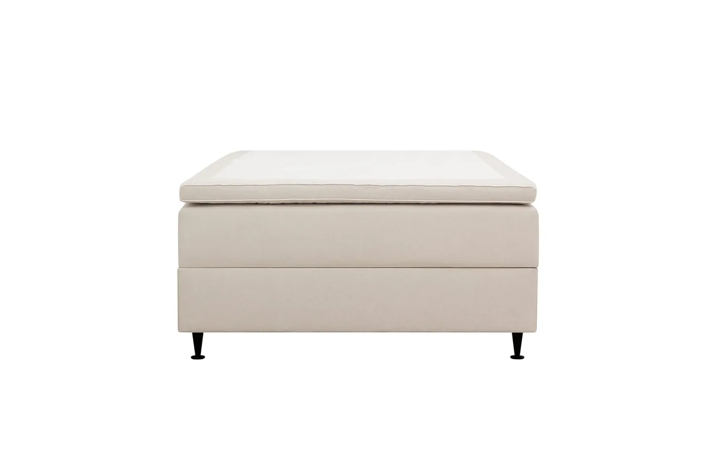 HVILA Plus Kontinentalsäng med Förvaring 120x200 cm - Ljusbeige