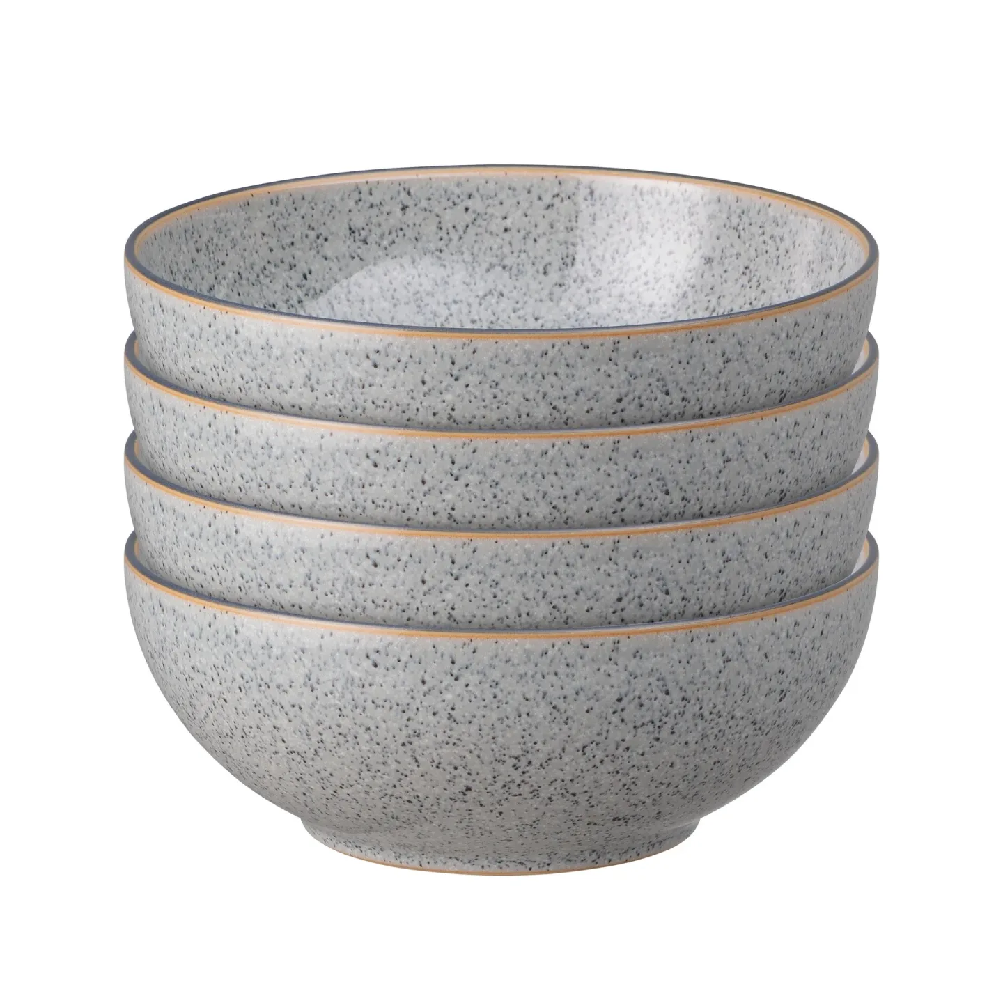 Denby Studio Grey coupe flingskål 17 cm 4-pack Granite