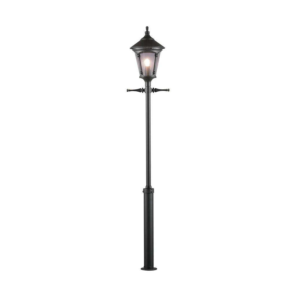 Konstsmide - Virgo 255cm - Stolpe - Svart