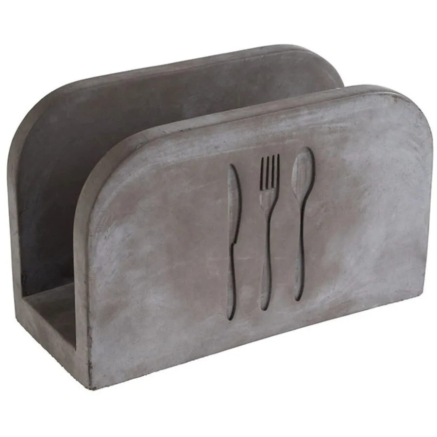 APS Serviettenhalter Element silber Schiefer B 7.5 cm