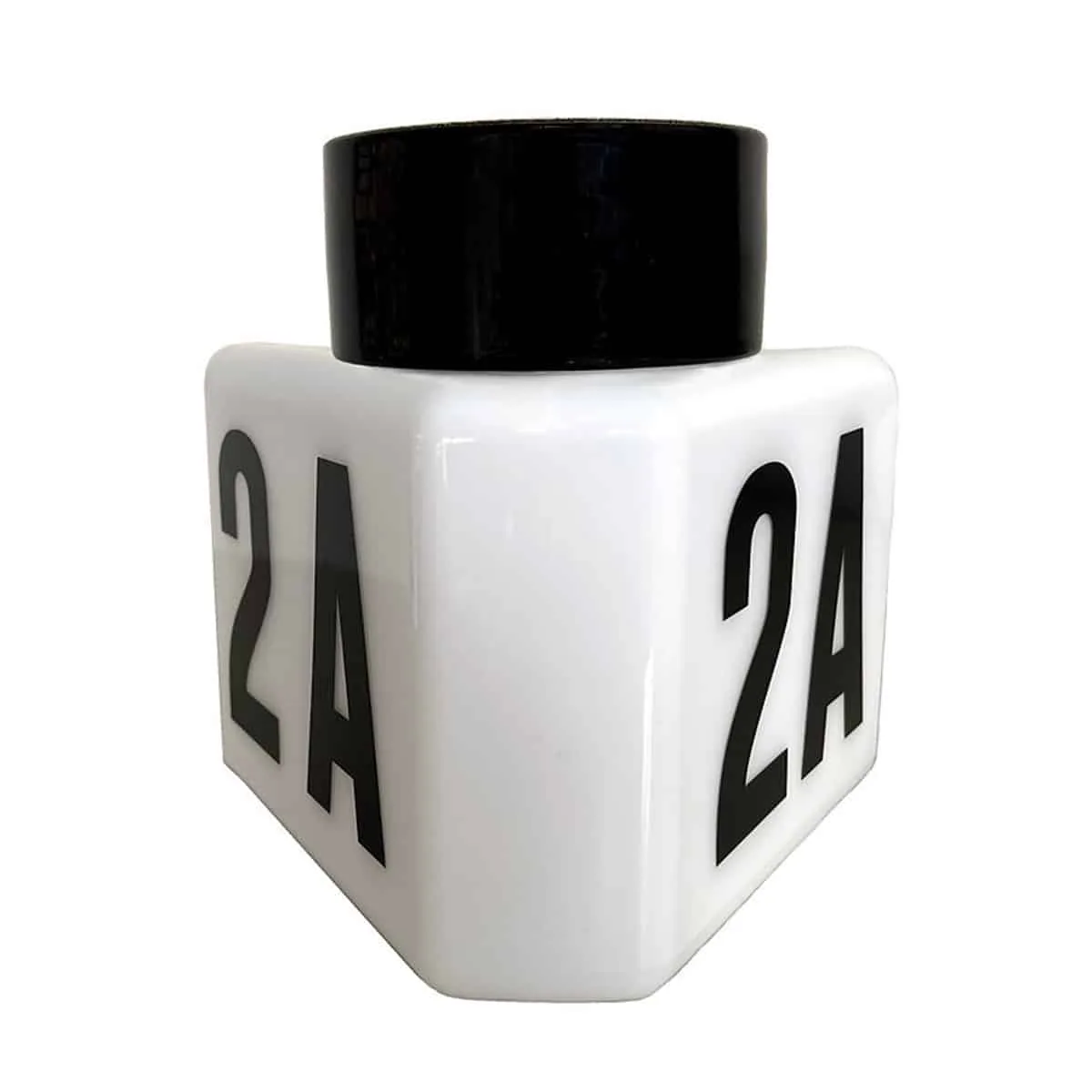 Husnummerarmatur Tak Glas/Porslin E27 Svart