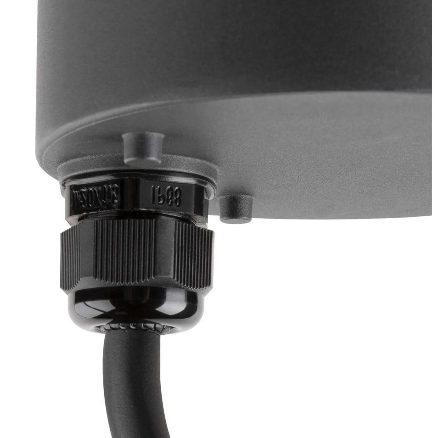 M-Pol Flat Pollerleuchte, 30cm, klar/anthrazit, DALI - SLV - Aluminium