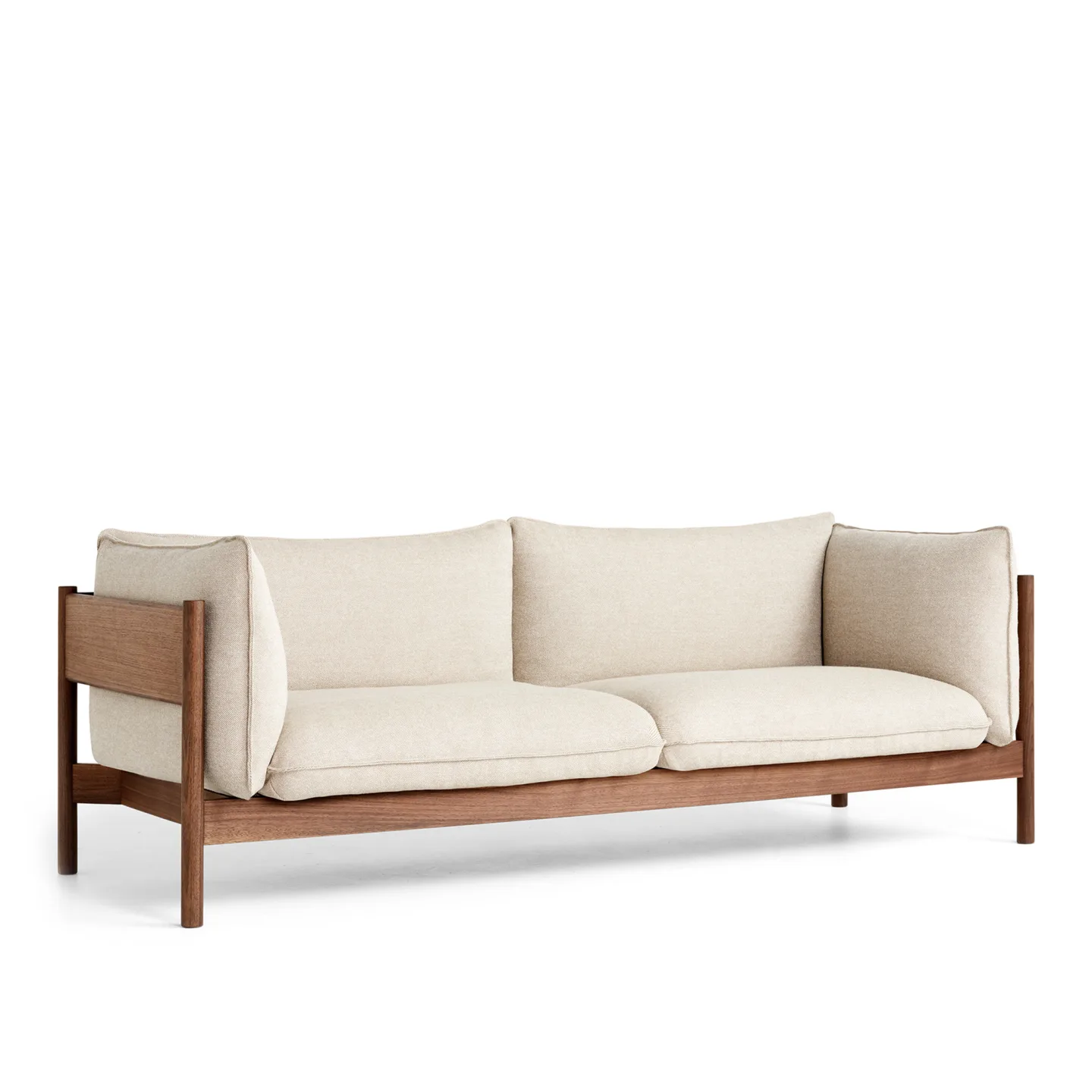 HAY - Arbour Eco 3 Seater Hallingdal 220 / Oiled Waxed Walnut - Soffor - Andreas Engesvik,Daniel Rybakken