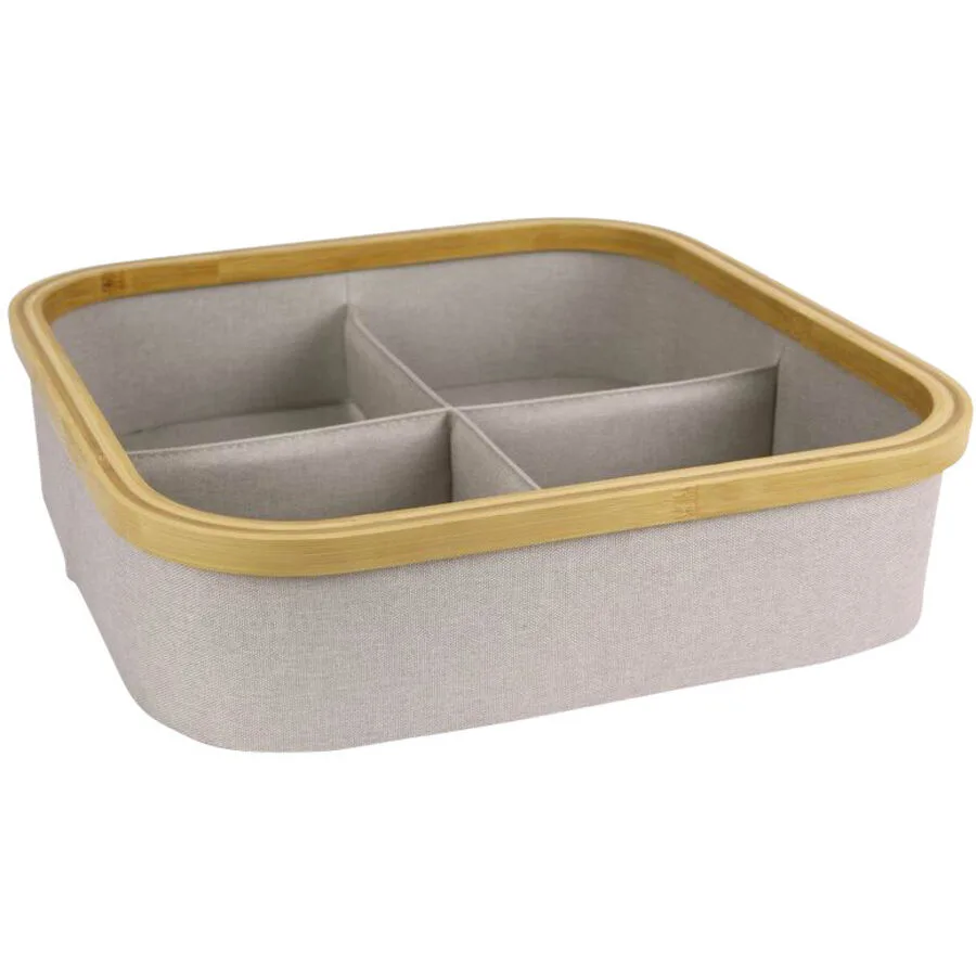 Korb Mona offwhite H 9.5 cm - Material: Polyester