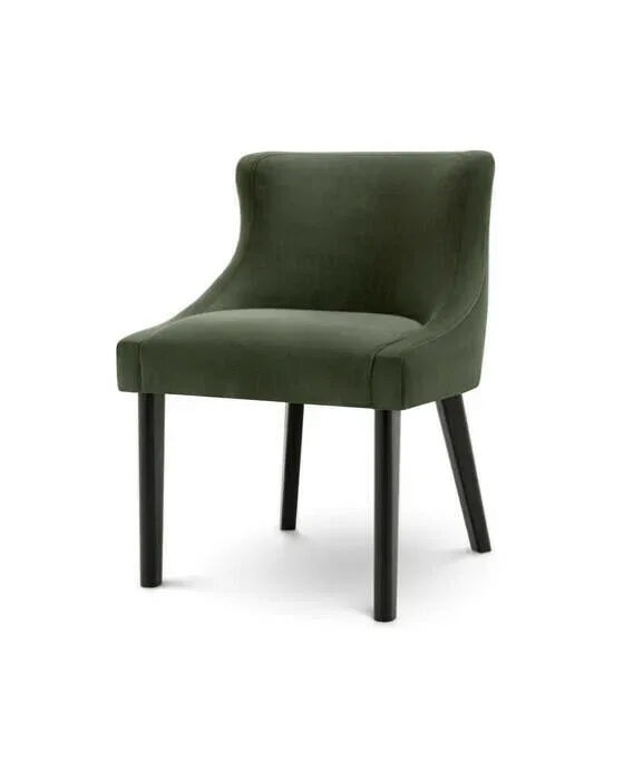 Chavelle dining chair torrin green velvet