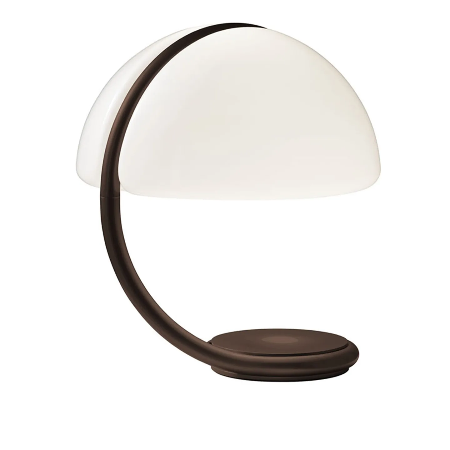 Martinelli Luce - Serpente Bronze - Bordslampor - Elio Martinelli - Brons,Vit - Metall/Syntetiskt